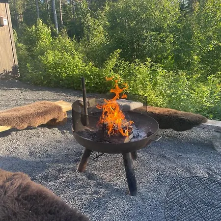 بيت خشبي Mikrohytta Torv *